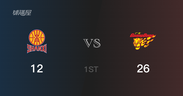 广东首节领先山西，贾明儒得到5分，张文逸得到6分